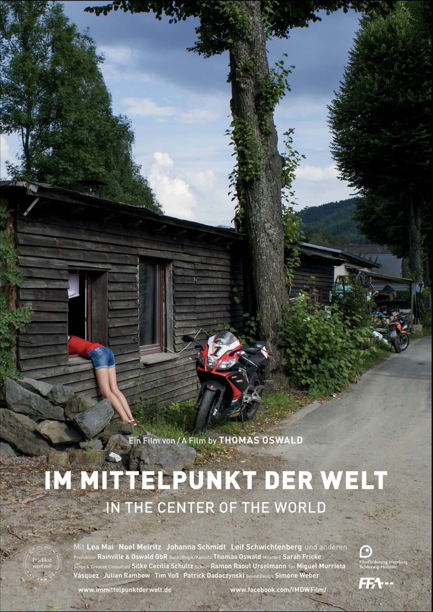 Film poster: In the center of the world klein