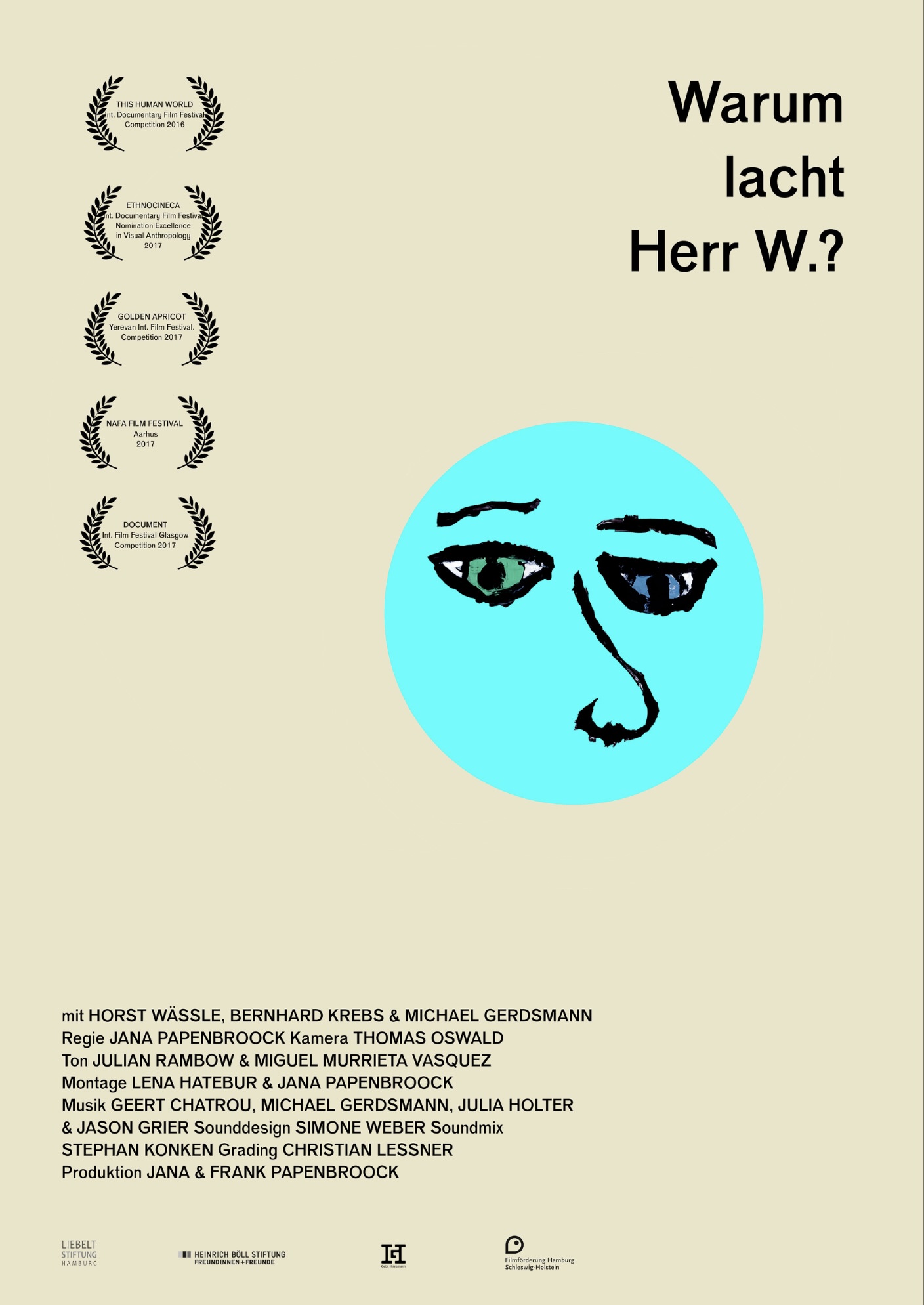 Film poster: Warum lacht Herr W klein