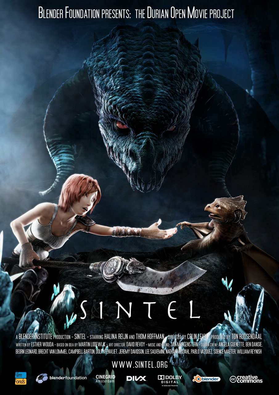 Film poster: sintel poster klein